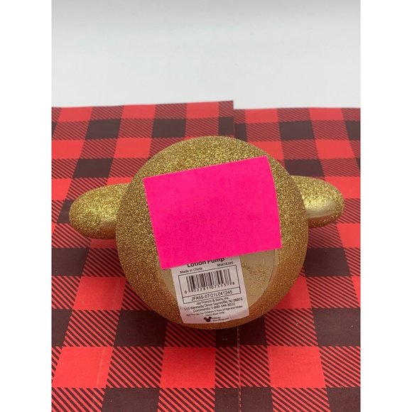 Mickey Mouse Gold Glitter Lotion Pump Soap Dispenser - Picture 6 of 6